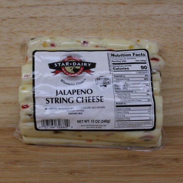 Star Dairy Jalapeno String Cheese 12oz