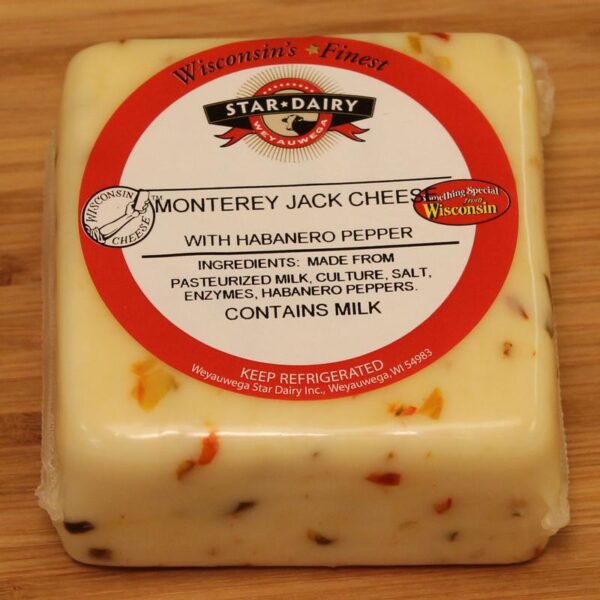 Star Dairy Monterey jack Cheese With Habanero Peppr