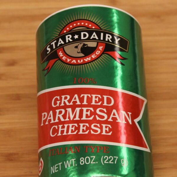 Star Dairy Grated Parmesan Cheese 8oz