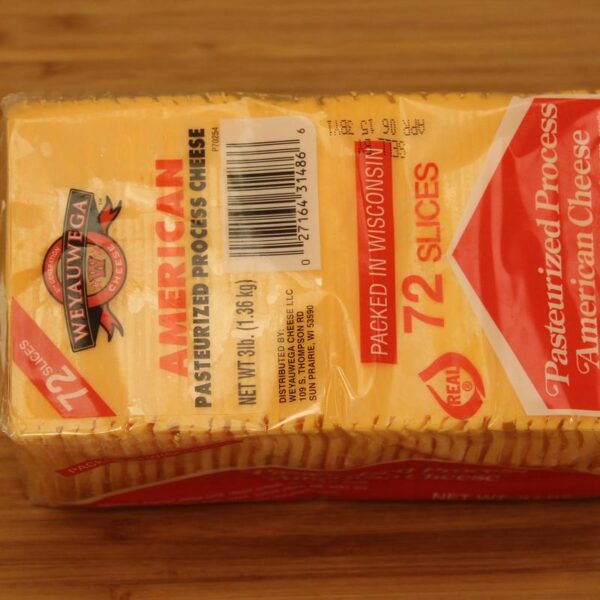 Star Dairy American Sliced Cheese 72 Slices